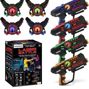 Red and Blue Puzzle & Game Toy Set